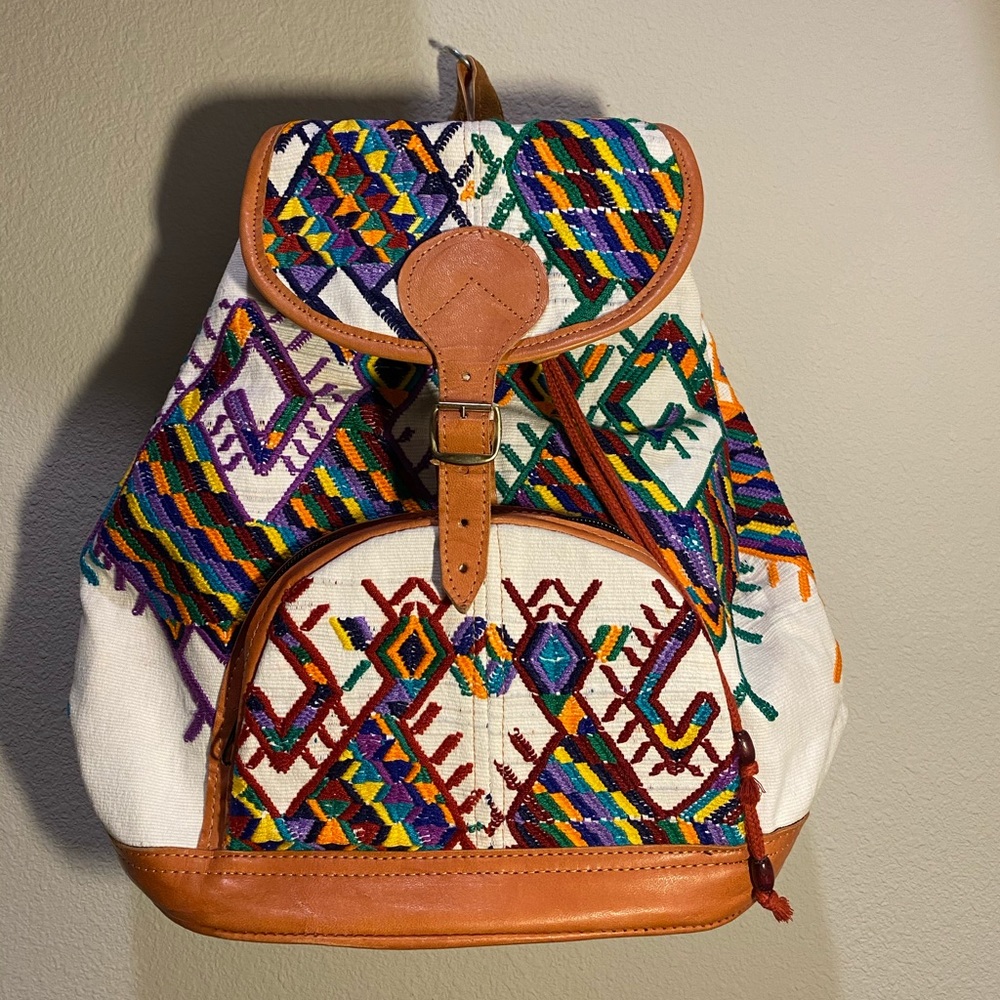 Handmade indigenous backpack